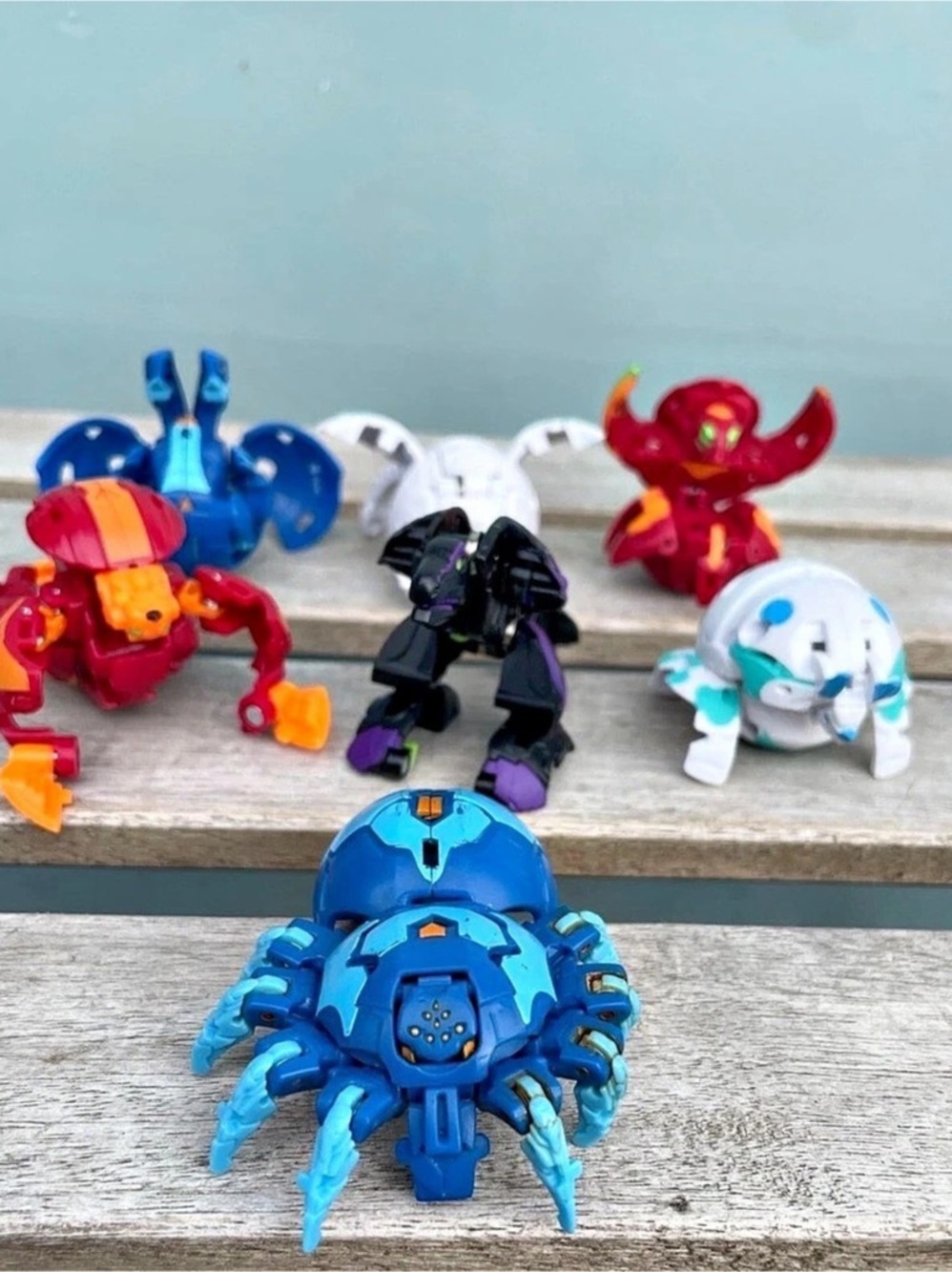 Bakugan Aquos Webam Ultra B400 Battle Planet + lot of 6
